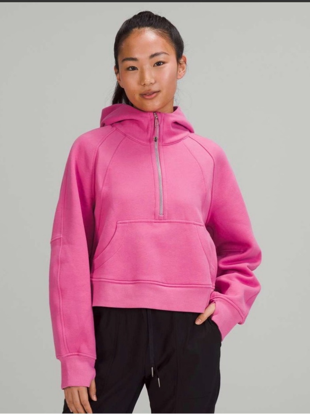 Lululemon Scuba Oversized Half-Zip Hoodie
Pink Blossom XS/S
